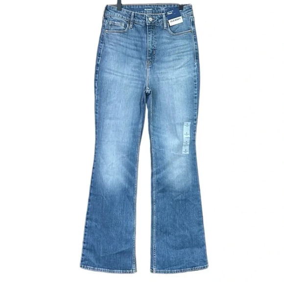 NWT Old Navy Higher Rise High-Rise Flare Secret Smooth Pockets Size 4 - Picture 1 of 9